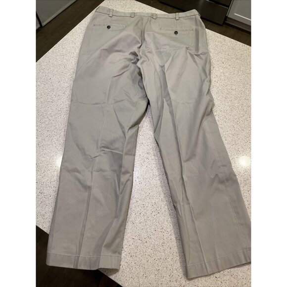 Brooks Brothers Pants Mens 38x30 Khaki Flat Front Advantage Chino Clark - Picture 4 of 6